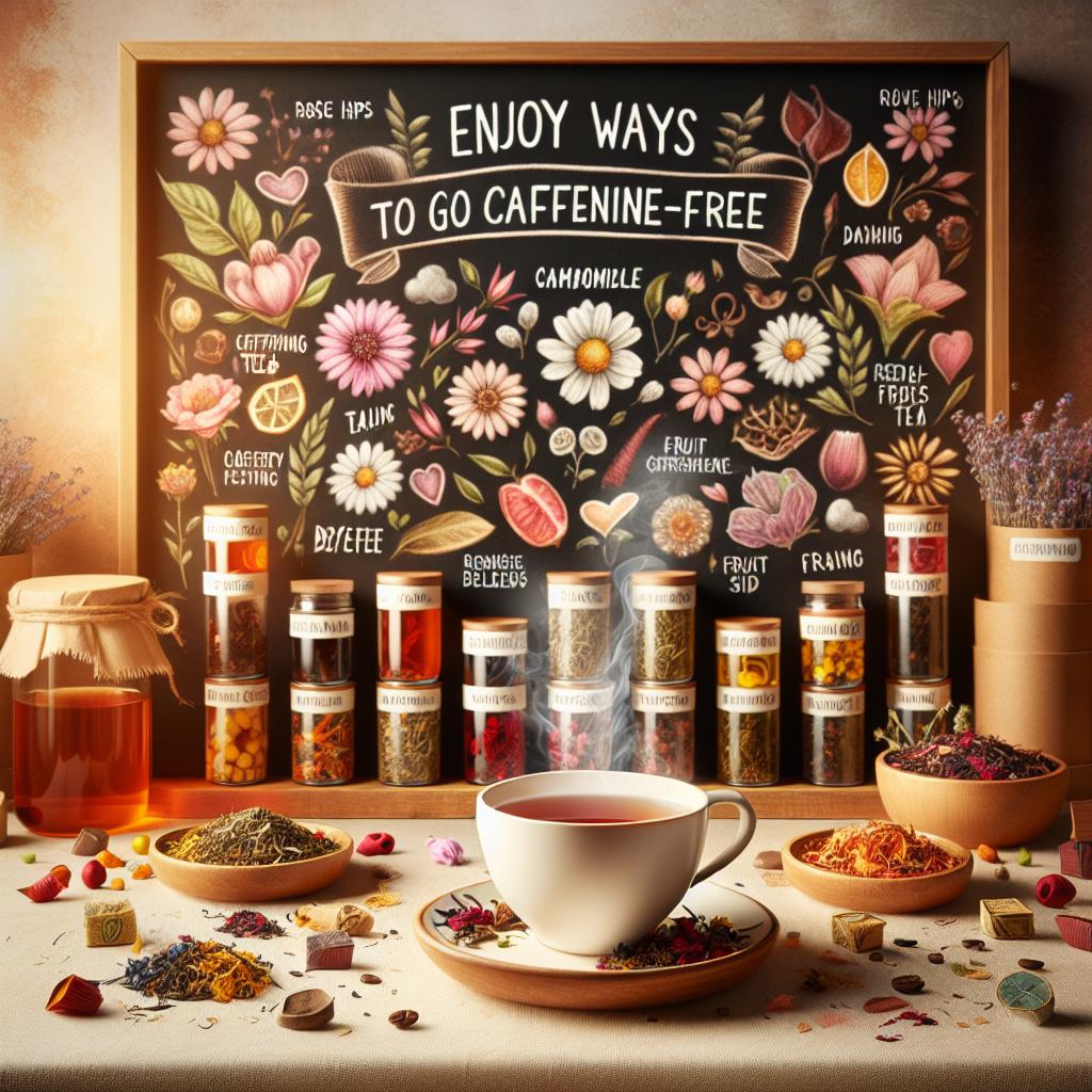 Enjoy Every Sip: Fun Ways to Go Caffeine-Free